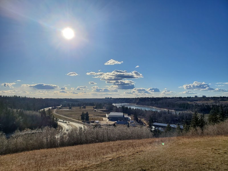 Belgravia Off Leash Site dog park in Edmonton, Alberta