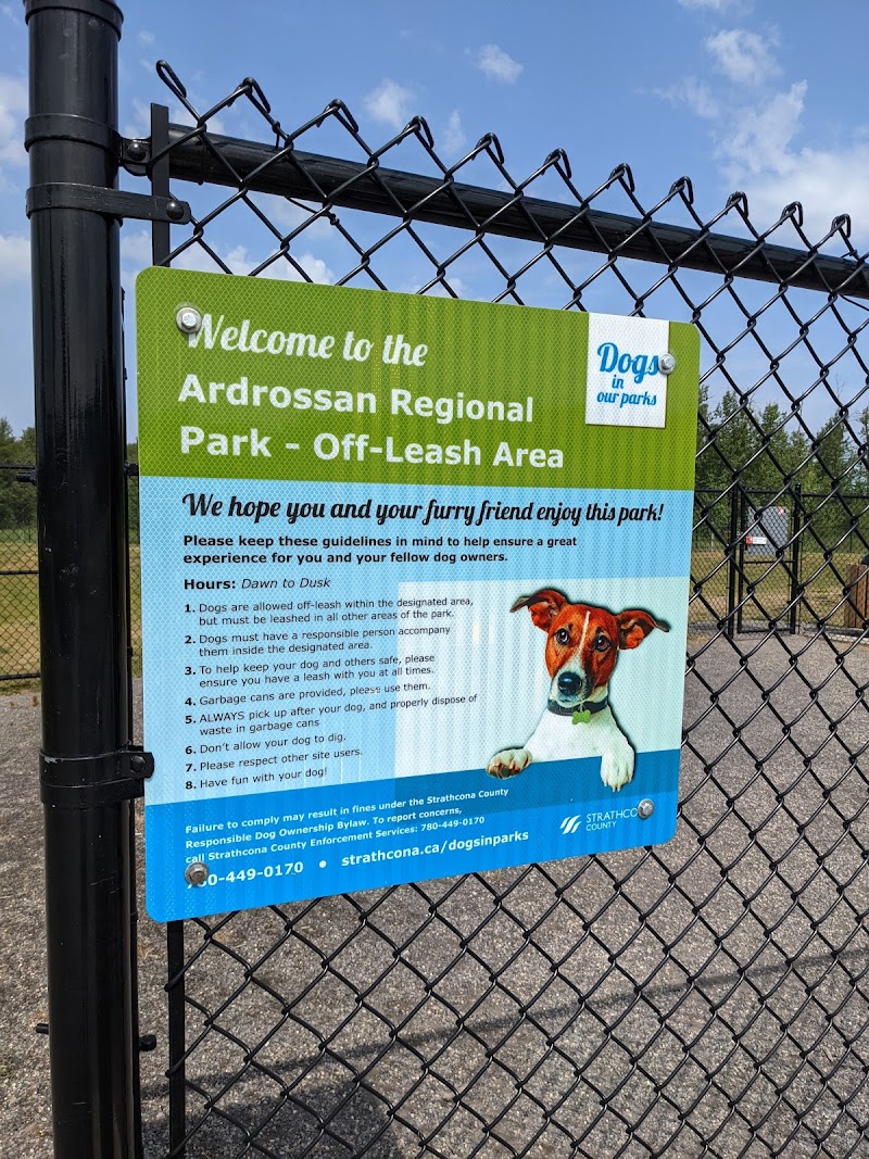 Ardrossan Regional Park Off-Leash area dog park in Ardrossan, Alberta