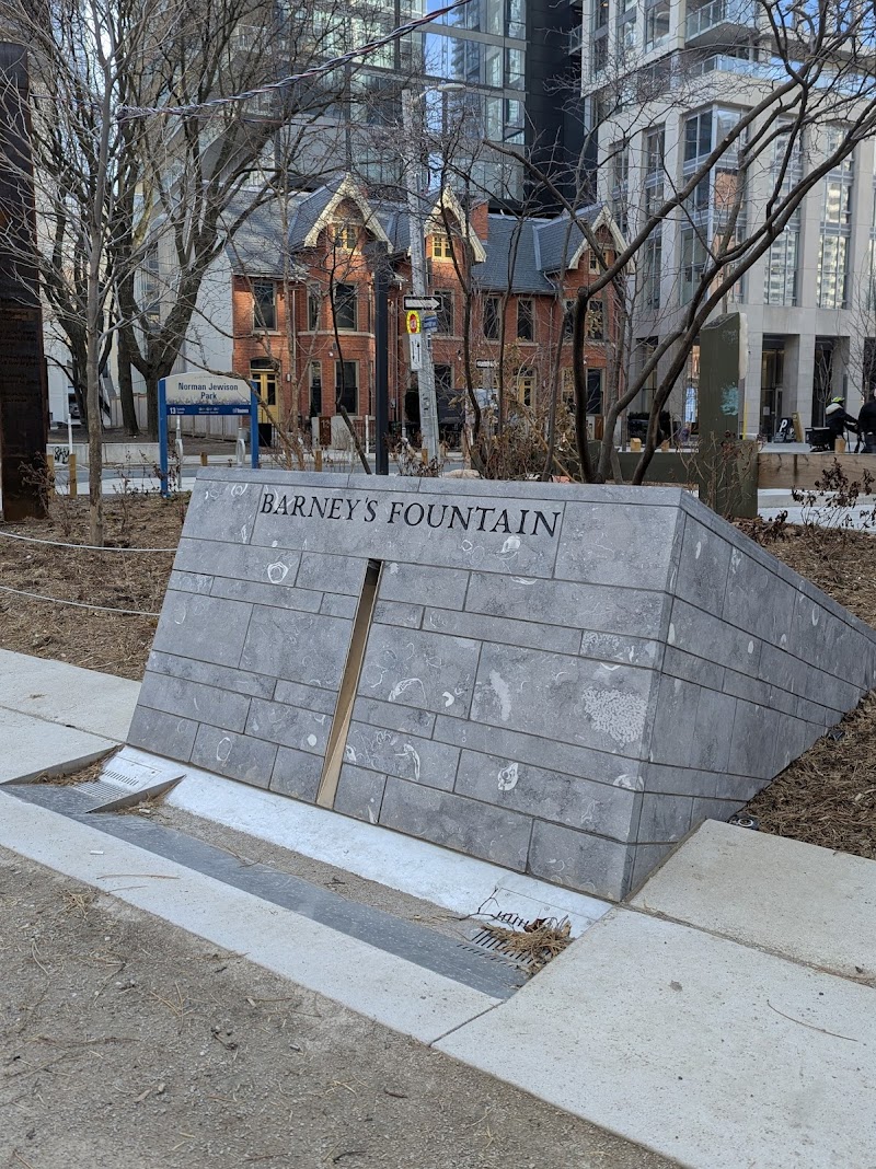 Barney's Fountain dog park in Toronto, Ontario